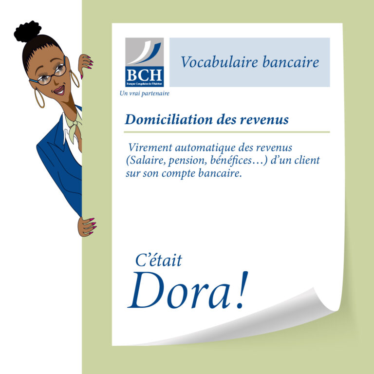 Domiciliation des revenus